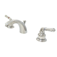 Thumbnail for Kingston Brass KB956PN Magellan Mini-Widespread Bathroom Faucet, Polished Nickel - BNGBath