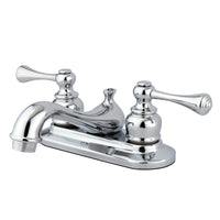 Thumbnail for Kingston Brass KB601BL 4 in. Centerset Bathroom Faucet, Polished Chrome - BNGBath