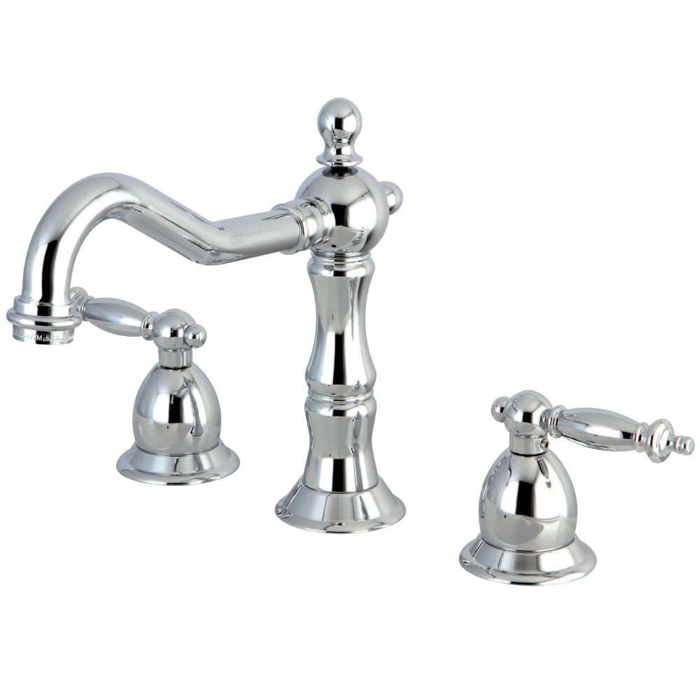 Kingston Brass KS1971TL 8 in. Widespread Bathroom Faucet, Polished Chrome - BNGBath