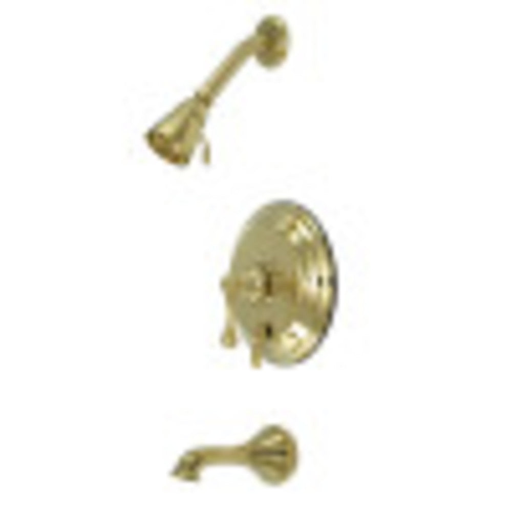 Kingston Brass KB36320BL Tub and Shower Faucet, Polished Brass - BNGBath