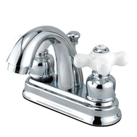 Thumbnail for Kingston Brass KB5611PX Restoration 4 in. Centerset Bathroom Faucet, Polished Chrome - BNGBath