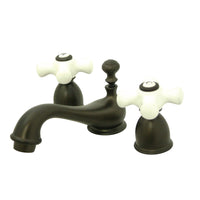 Thumbnail for Kingston Brass KS3955PX Mini-Widespread Bathroom Faucet, Oil Rubbed Bronze - BNGBath