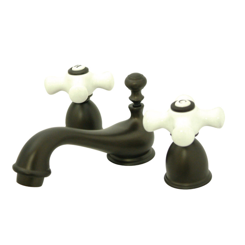 Kingston Brass KS3955PX Mini-Widespread Bathroom Faucet, Oil Rubbed Bronze - BNGBath