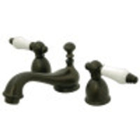 Thumbnail for Kingston Brass CC23L5 Mini-Widespread Bathroom Faucet, Oil Rubbed Bronze - BNGBath