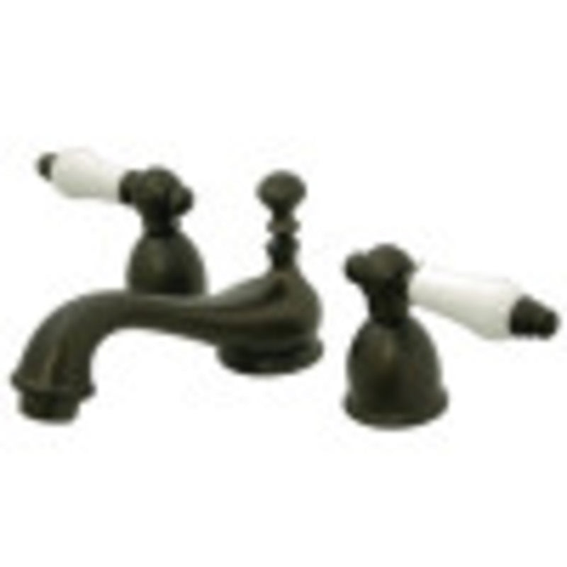 Kingston Brass CC23L5 Mini-Widespread Bathroom Faucet, Oil Rubbed Bronze - BNGBath