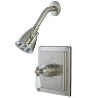 Thumbnail for Kingston Brass VB8658PLSO Victorian Tub & Shower Shower Faucet, Brushed Nickel - BNGBath