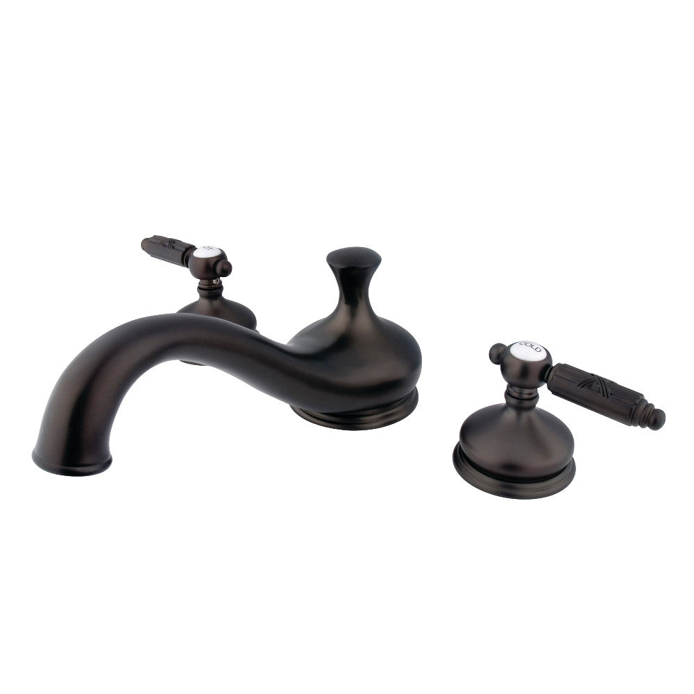 Kingston Brass KS3335GL Georgian Roman Tub Faucet, Oil Rubbed Bronze - BNGBath