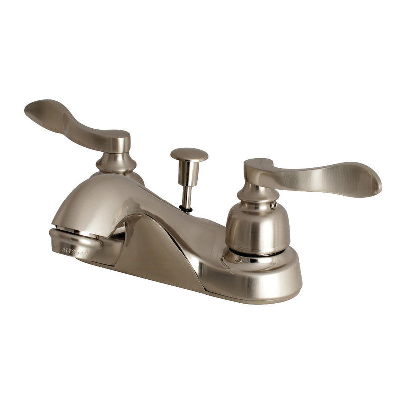Kingston Brass FB5628NFL 4 in. Centerset Bathroom Faucet, Brushed Nickel - BNGBath