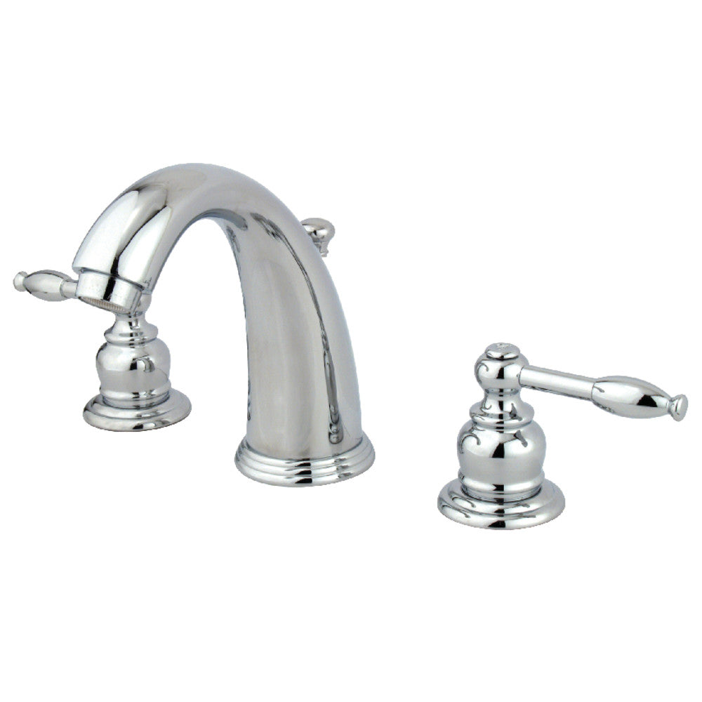 Kingston Brass KB981KL 8-Inch Widespread Bathroom Faucet with Retail Pop-Up, Polished Chrome - BNGBath