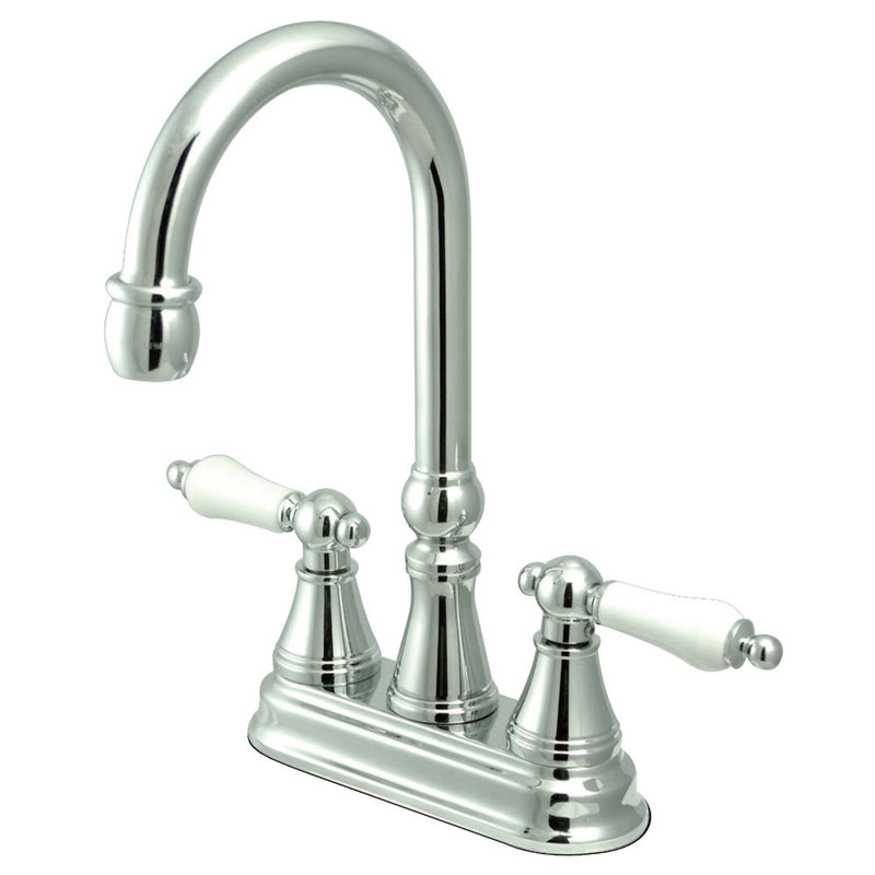 Kingston Brass KS2491PL Governor Bar Faucet Without Pop-Up, Polished Chrome - BNGBath