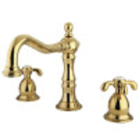 Thumbnail for Kingston Brass KS1972TX 8 in. Widespread Bathroom Faucet, Polished Brass - BNGBath