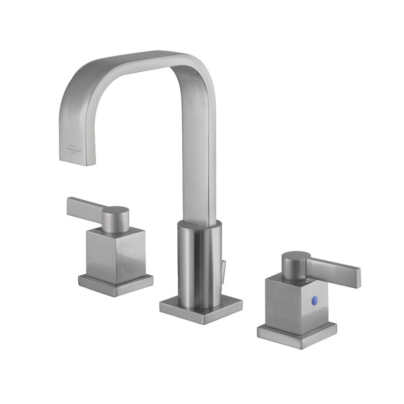 Fauceture FSC8968NQL 8 in. Widespread Bathroom Faucet, Brushed Nickel - BNGBath