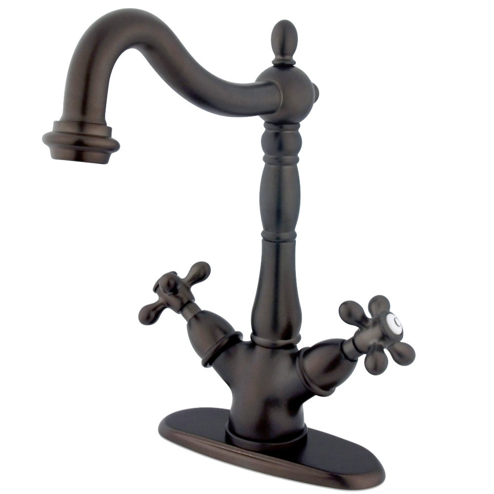 Kingston Brass KS1495AX Vessel Sink Faucet, Oil Rubbed Bronze - BNGBath