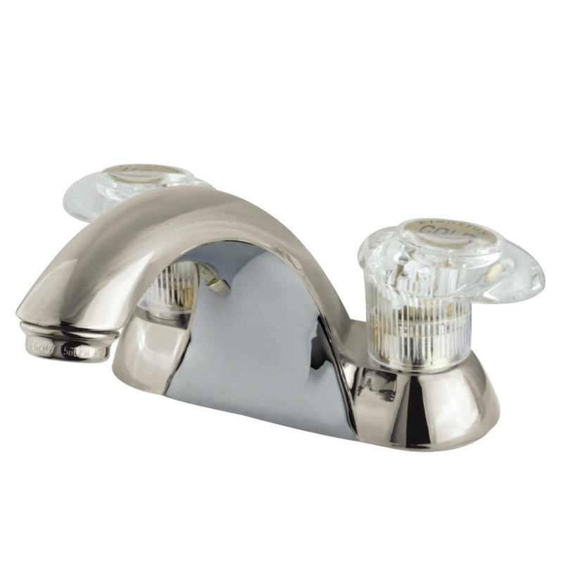 Kingston Brass KB2158LP 4 in. Centerset Bathroom Faucet, Brushed Nickel - BNGBath