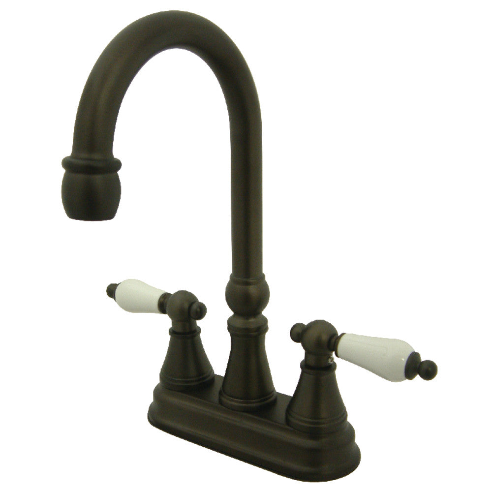 Kingston Brass KS2495PL Bar Faucet, Oil Rubbed Bronze - BNGBath