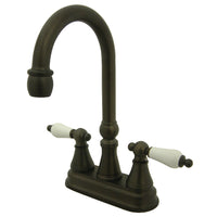 Thumbnail for Kingston Brass KS2495PL Bar Faucet, Oil Rubbed Bronze - BNGBath