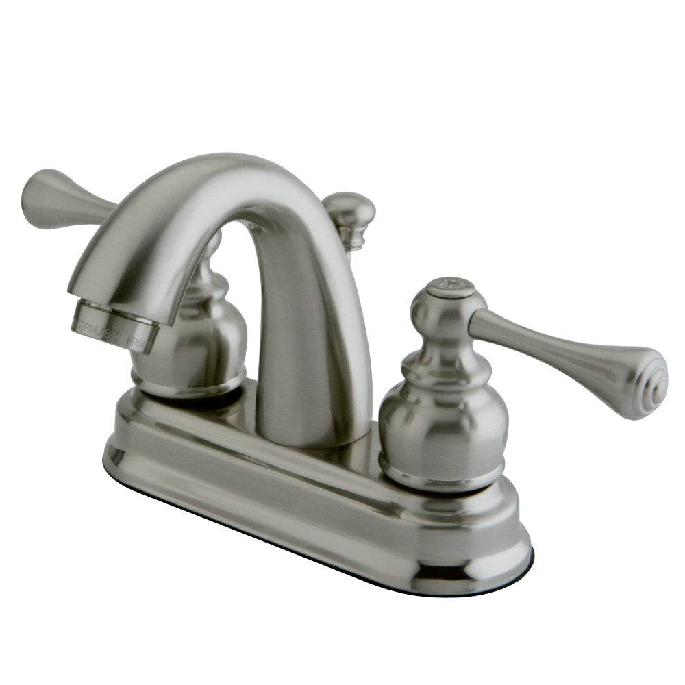 Kingston Brass KB5618BL 4 in. Centerset Bathroom Faucet, Brushed Nickel - BNGBath