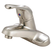 Thumbnail for Kingston Brass GKB518LP Single-Handle 4 in. Centerset Bathroom Faucet, Brushed Nickel - BNGBath