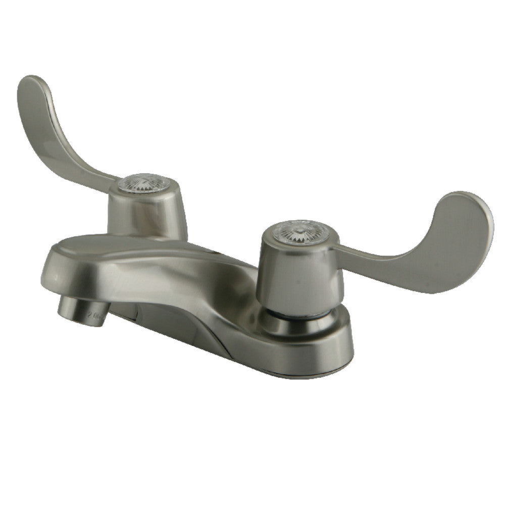 Kingston Brass KB188LP 4 in. Centerset Bathroom Faucet, Brushed Nickel - BNGBath