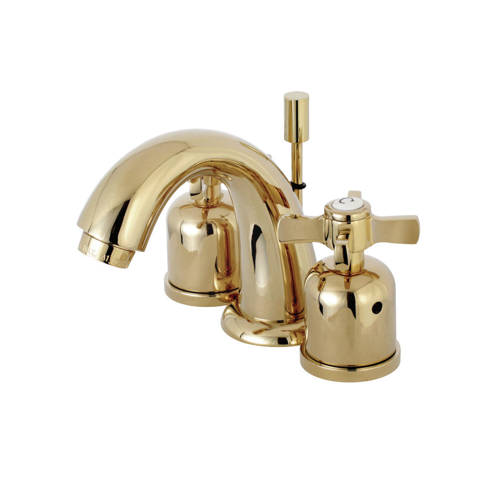 Kingston Brass KB8912ZX Millennium Widespread Bathroom Faucet, Polished Brass - BNGBath