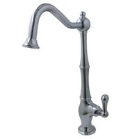 Thumbnail for Kingston Brass KS1191AL Heritage Cold Water Filtration Faucet, Polished Chrome - BNGBath