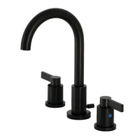 Thumbnail for Fauceture FSC8920NDL NuvoFusion Widespread Bathroom Faucet, Matte Black - BNGBath