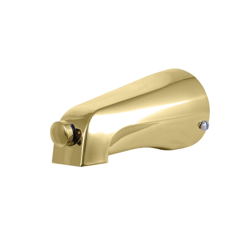Kingston Brass K1267A2 Mixet Tub Spout with Front Diverter, Polished Brass - BNGBath