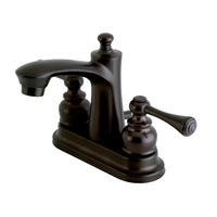 Thumbnail for Kingston Brass FB7625BL 4 in. Centerset Bathroom Faucet, Oil Rubbed Bronze - BNGBath
