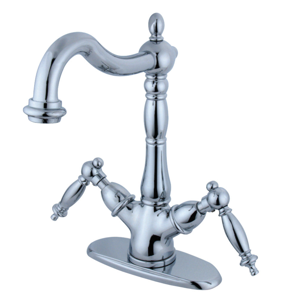 Kingston Brass KS1491TL Vessel Sink Faucet, Polished Chrome - BNGBath