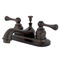 Thumbnail for Kingston Brass KB605BL 4 in. Centerset Bathroom Faucet, Oil Rubbed Bronze - BNGBath