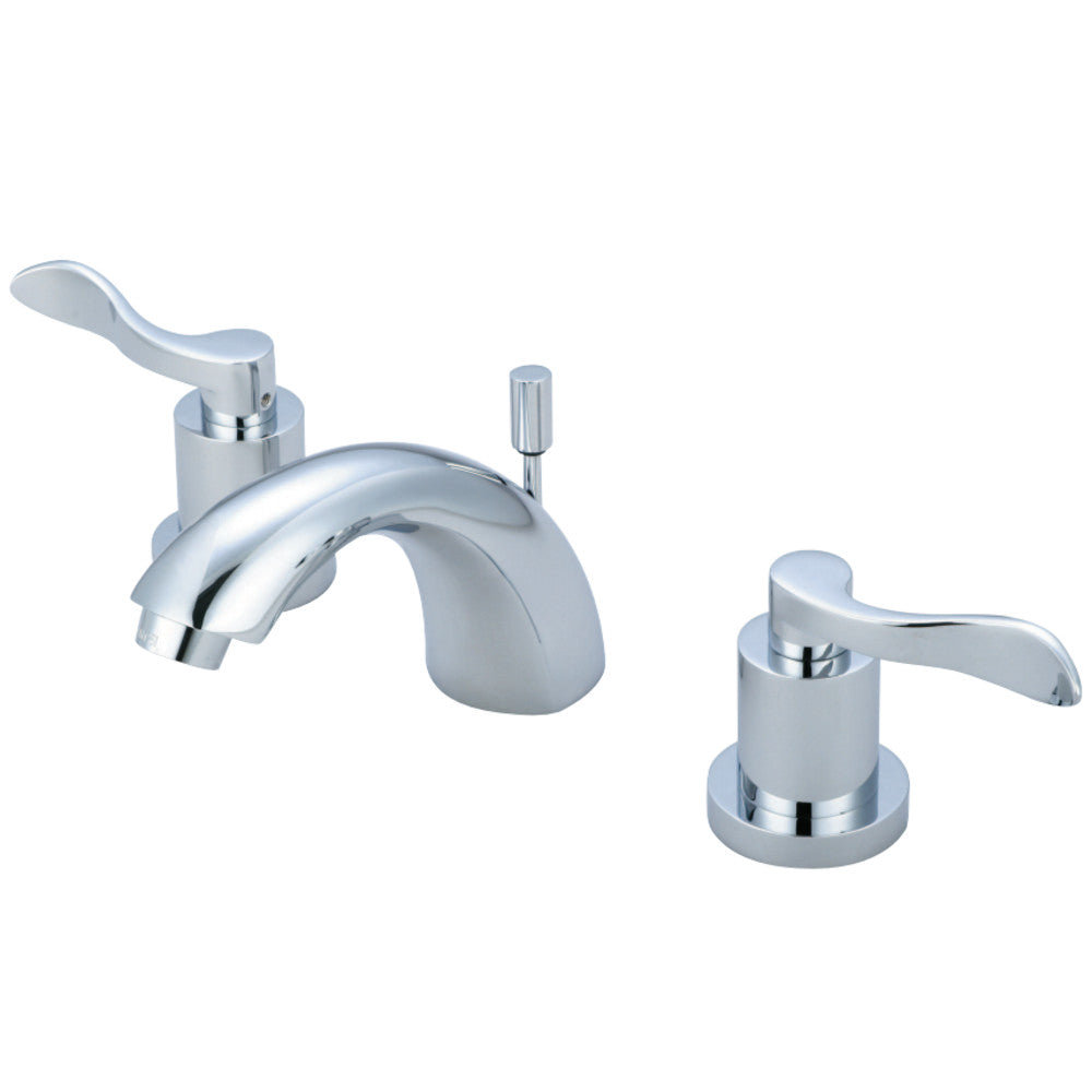 Kingston Brass KS2951DFL Mini-Widespread Bathroom Faucet, Polished Chrome - BNGBath