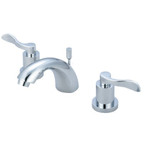 Thumbnail for Kingston Brass KS2951DFL Mini-Widespread Bathroom Faucet, Polished Chrome - BNGBath