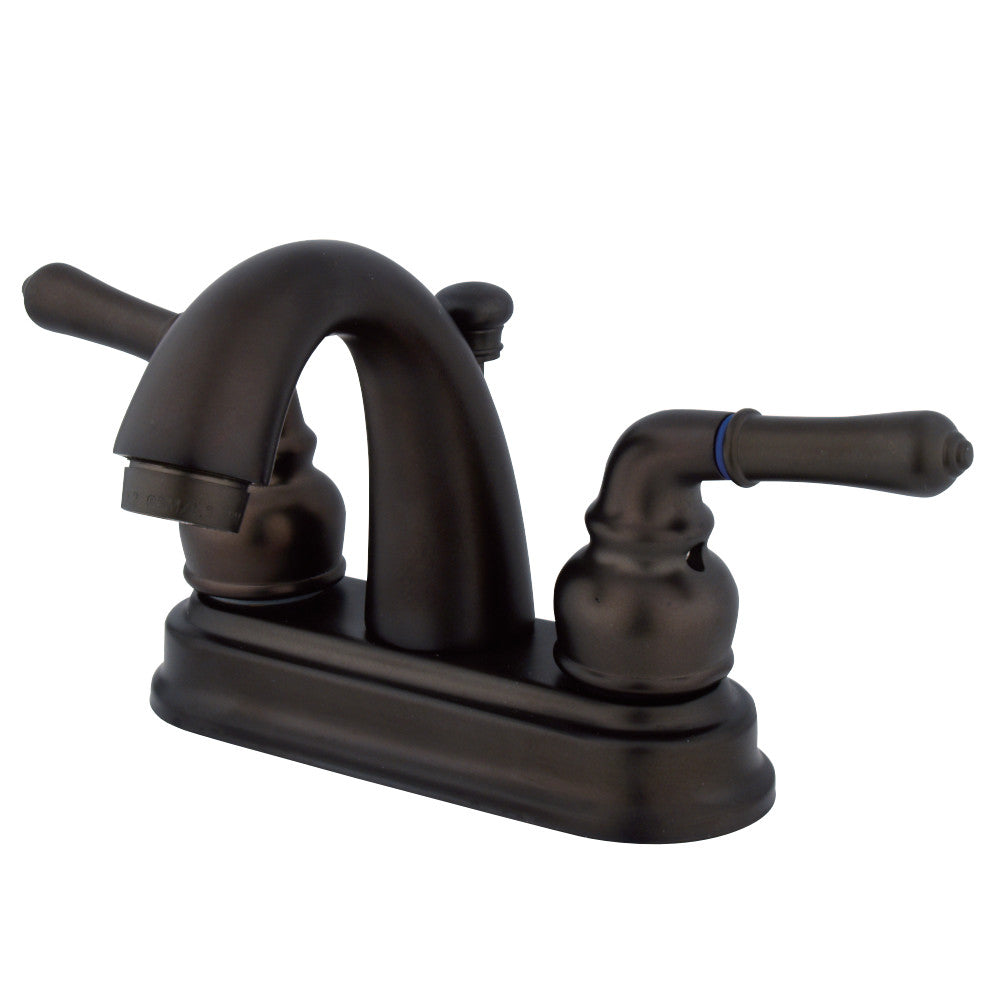 Kingston Brass GKB5615NML 4 in. Centerset Bathroom Faucet, Oil Rubbed Bronze - BNGBath