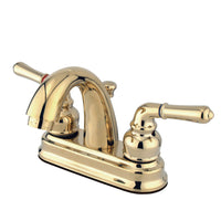 Thumbnail for Kingston Brass GKB5612NML 4 in. Centerset Bathroom Faucet, Polished Brass - BNGBath