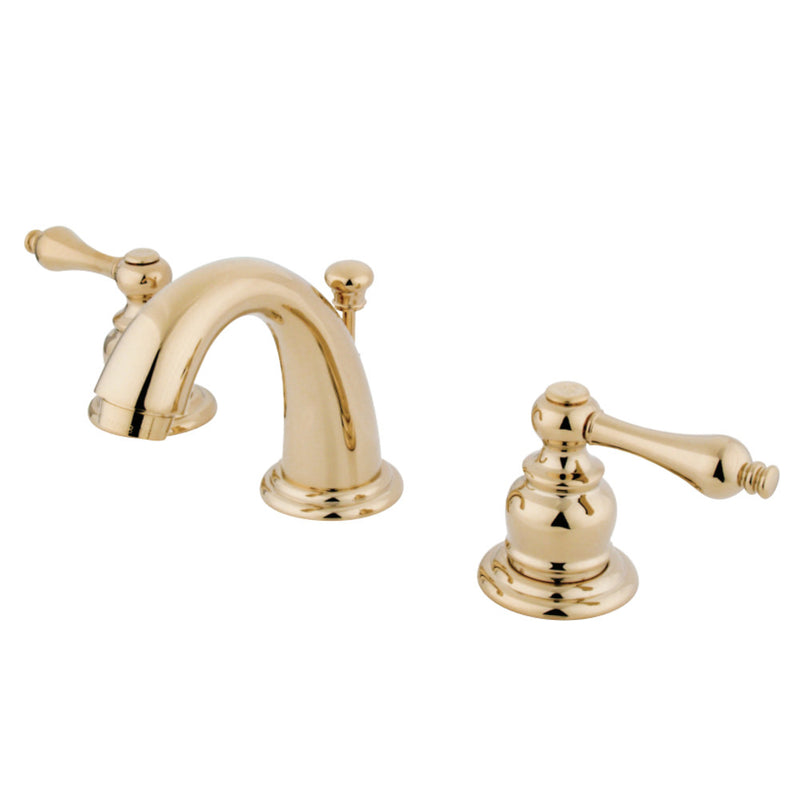 Kingston Brass GKB912AL English Country Widespread Bathroom Faucet, Polished Brass - BNGBath
