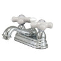 Thumbnail for Kingston Brass KS3601PX 4 in. Centerset Bathroom Faucet, Polished Chrome - BNGBath