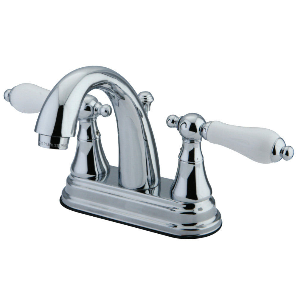 Kingston Brass KS7611PL 4 in. Centerset Bathroom Faucet, Polished Chrome - BNGBath