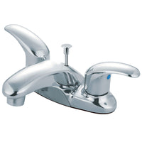 Thumbnail for Kingston Brass FB6621LL 4 in. Centerset Bathroom Faucet, Polished Chrome - BNGBath