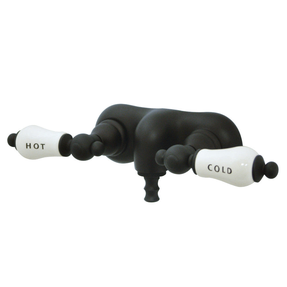 Kingston Brass CC43T5 Vintage 3-3/8-Inch Wall Mount Tub Faucet, Oil Rubbed Bronze - BNGBath