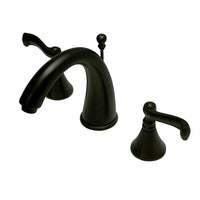 Thumbnail for Kingston Brass KS5975FL 8 in. Widespread Bathroom Faucet, Oil Rubbed Bronze - BNGBath