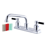 Thumbnail for Kingston Brass FB2131DKL Kaiser 8-Inch Centerset Kitchen Faucet, Polished Chrome - BNGBath