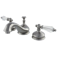 Thumbnail for Kingston Brass KS1168WLL 8 in. Widespread Bathroom Faucet, Brushed Nickel - BNGBath