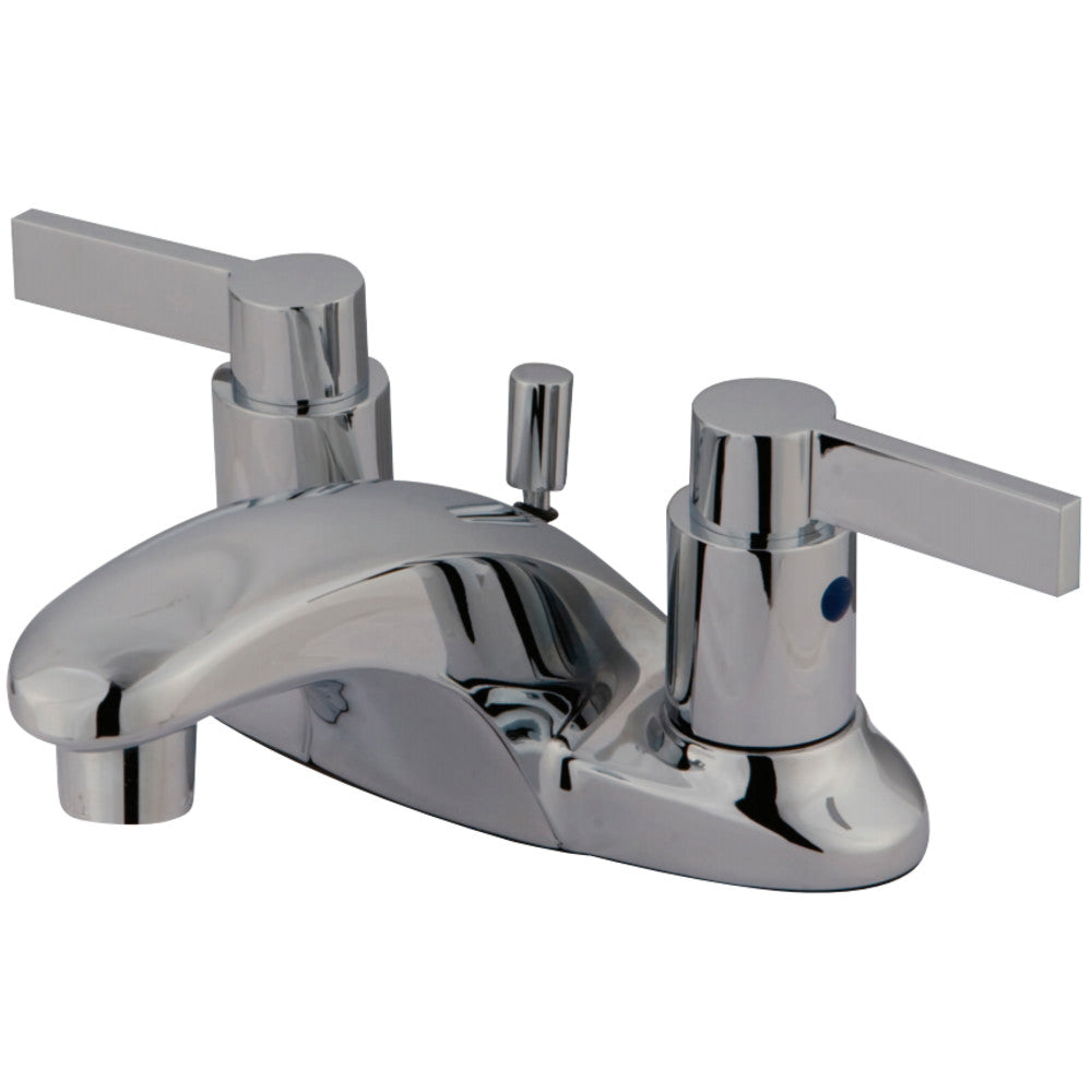 Kingston Brass KB8621NDL 4 in. Centerset Bathroom Faucet, Polished Chrome - BNGBath