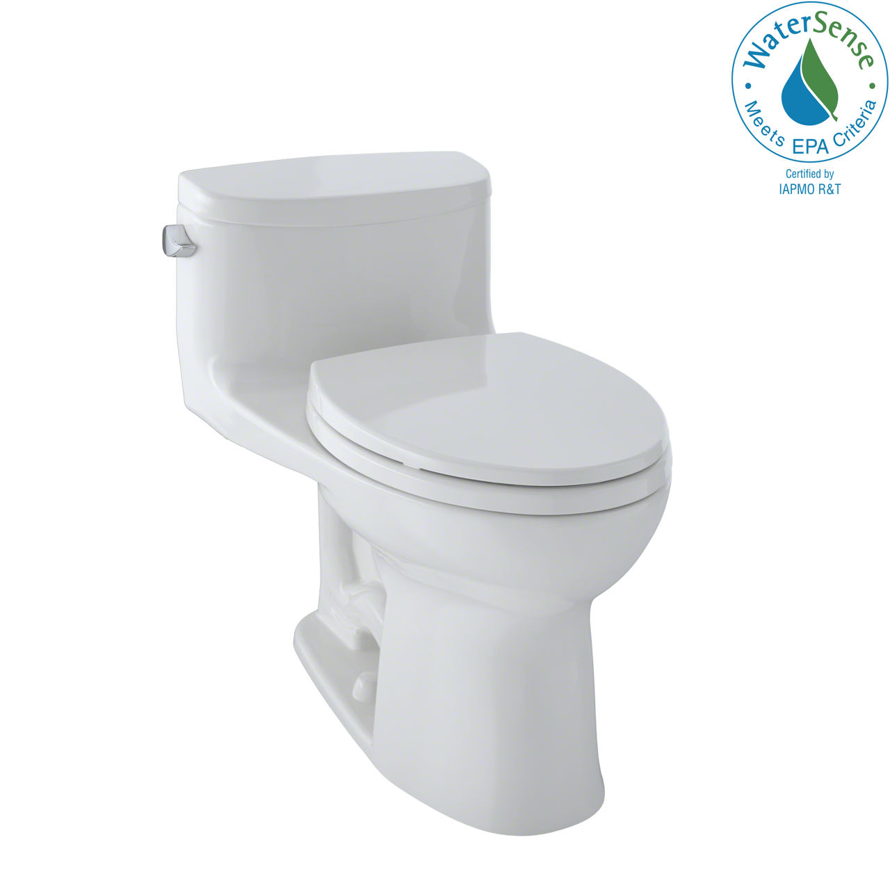 TOTO Supreme II One-Piece Elongated 1.28 GPF Universal Height Toilet with CeFiONtect,   - MS634114CEFG#11 - BNGBath