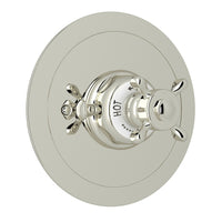 Thumbnail for Perrin & Rowe Edwardian Era Round Thermostatic Trim Plate without Volume Control - BNGBath