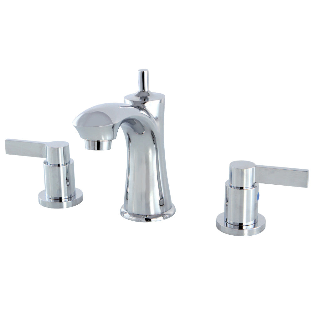 Kingston Brass KB7961NDL 8 in. Widespread Bathroom Faucet, Polished Chrome - BNGBath