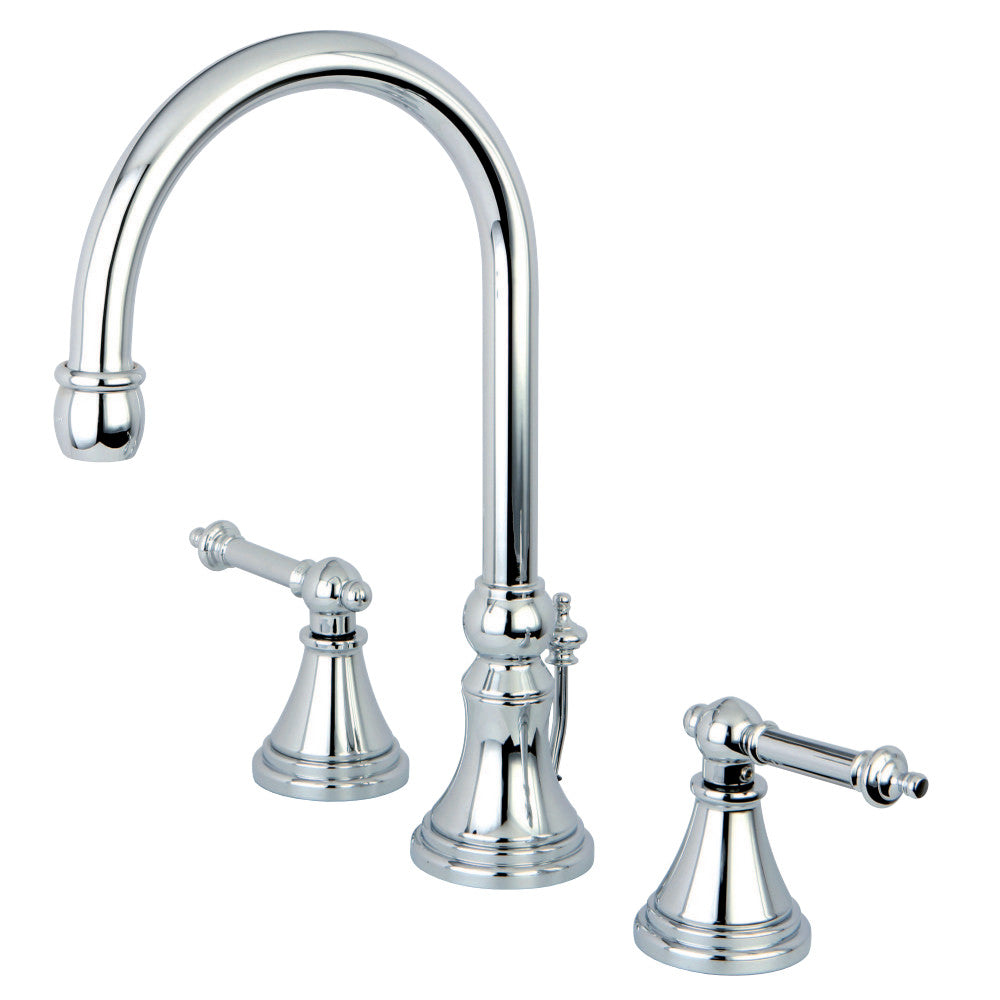 Kingston Brass KS2981TL 8 in. Widespread Bathroom Faucet, Polished Chrome - BNGBath