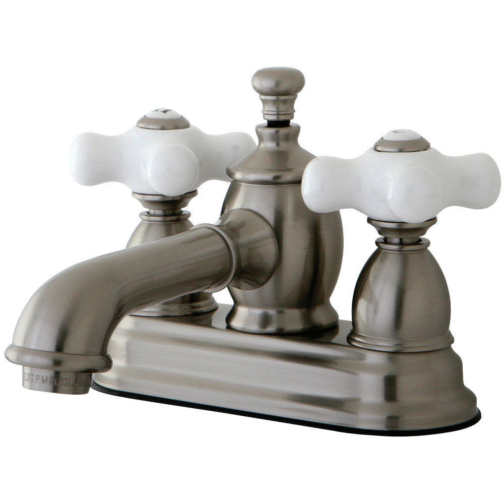 Kingston Brass KS7008PX 4 in. Centerset Bathroom Faucet, Brushed Nickel - BNGBath