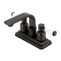 Thumbnail for Kingston Brass KB8465DPL Paris 4-Inch Centerset Bathroom Faucet, Oil Rubbed Bronze - BNGBath