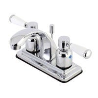 Thumbnail for Kingston Brass KB4641DPL 4 in. Centerset Bathroom Faucet, Polished Chrome - BNGBath